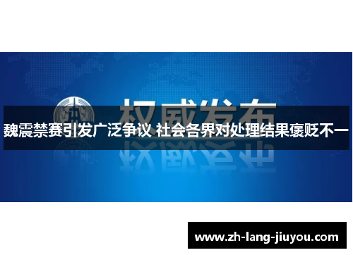 魏震禁赛引发广泛争议 社会各界对处理结果褒贬不一 魏震禁赛引发广泛争议 社会各界对处理结果褒贬不一